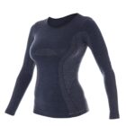 Damska koszulka z długim rękawem z wełną merino COMFORT WOOL