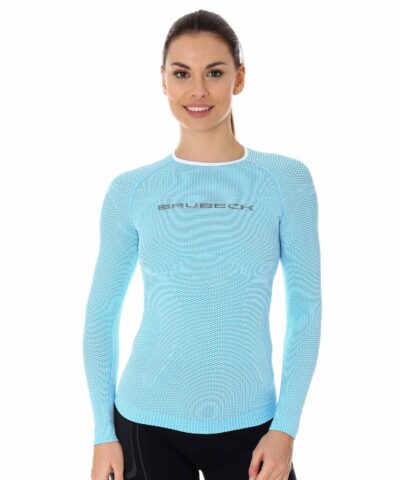 Damska koszulka termoaktywna do biegania z długim rękawem 3D RUN PRO