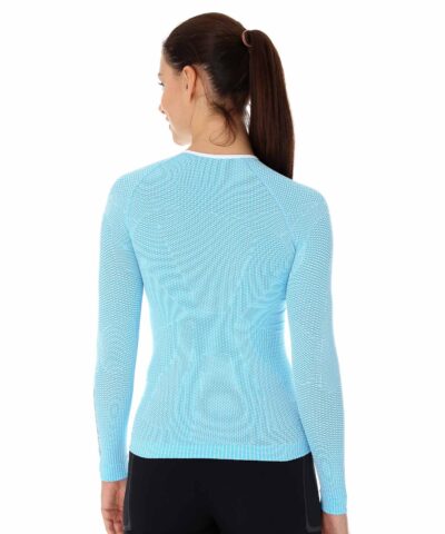 Damska koszulka termoaktywna do biegania z długim rękawem 3D RUN PRO