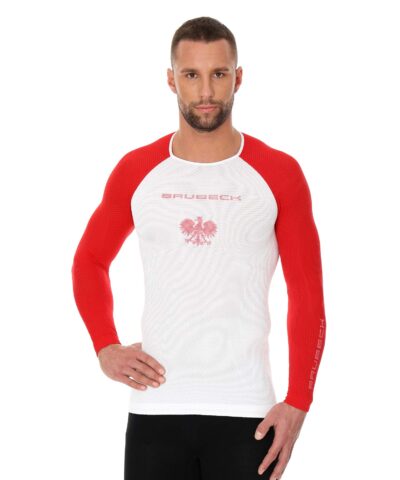 Męska koszulka termoaktywna z długim rękawem do biegania 3D HUSAR PRO