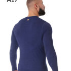 Męska koszulka z wełną merynosów z długim rękawem OUTDOOR WOOL PRO