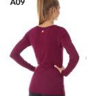 Damska koszulka z wełną merino z długim rękawem OUTDOOR WOOL PRO