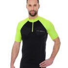 Koszulka rowerowa unisex krótki rękaw z suwakiem