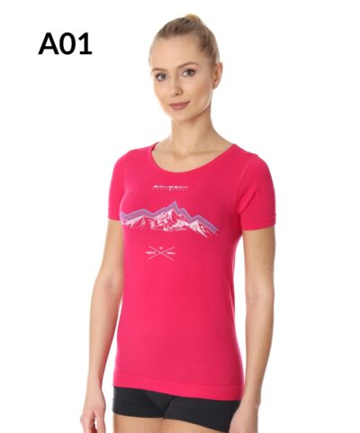 Damska Koszulka z krótkim rękawem z merynosów OUTDOOR WOOL PRO