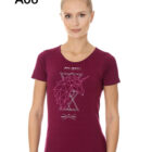 Damska Koszulka z krótkim rękawem z merynosów OUTDOOR WOOL PRO