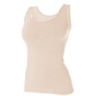 Damska koszulka na ramiączkach z wełną merino COMFORT WOOL