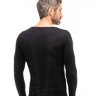 Męska koszulka z długim rękawem z wełną merino COMFORT WOOL