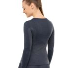 Damska koszulka z długim rękawem z wełną merino COMFORT WOOL