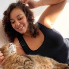 Damska koszulka na ramiączkach z wełną merino plus size COMFORT WOOL