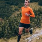 Męska koszulka termoaktywna z długim rękawem do biegania 3D RUN PRO